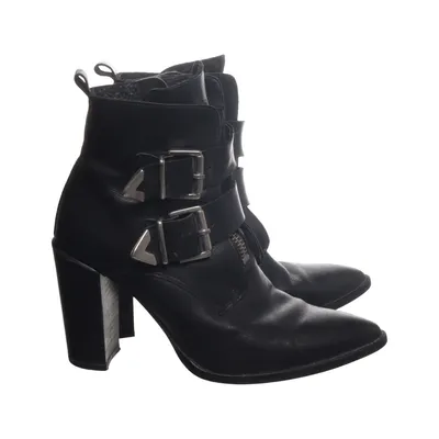 Bottes à talons (Noir) de Poelman