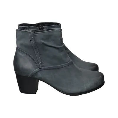 Heeled boots (Blue) from Jana Leather