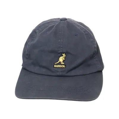 Baseballkasket (Washed Baseball) fra Kangol Bomuld, Læder