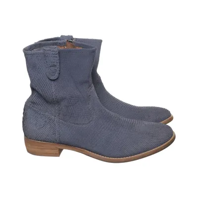 Ankle boots (Blue) from Elvio Zanon Leather