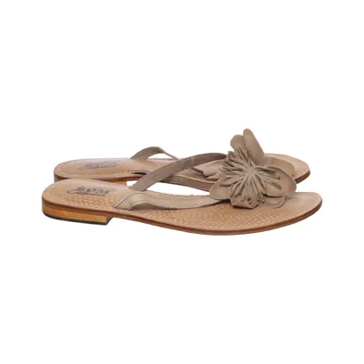 Flip-flops (Brown) from SPM Leather