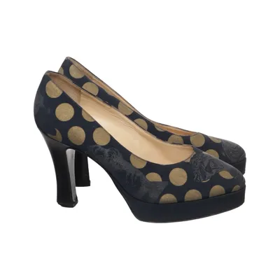 Pumps (Blue, Gold) from Casadei