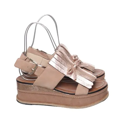 Wedges (Pink) from Elvio Zanon Leather