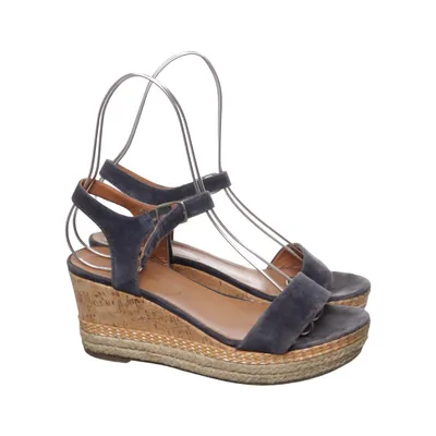 Wedges (Blue, Brown) from Freeflex Leather