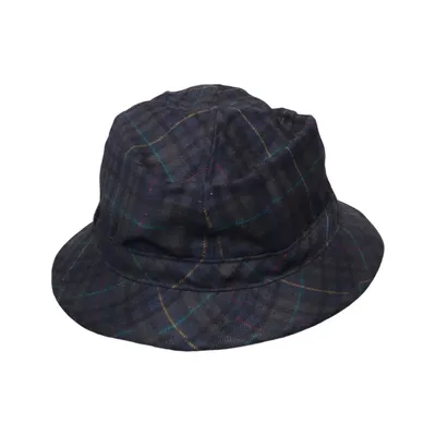 Bucket hat (Blauw, Meerkleurig) van Globetrotter Polyester, Viscose, Wol