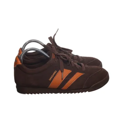 Trainingsschoenen (Bruin, Oranje) van Skechers Leer