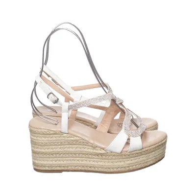 Wedges (White, Beige) from Lisa-w