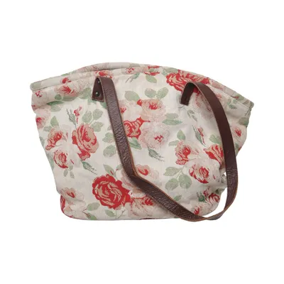 Handbag (White, Multicolored) from Sander