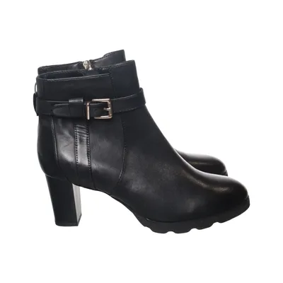 Heeled boots (Black) from Regarde Le Ciel Leather