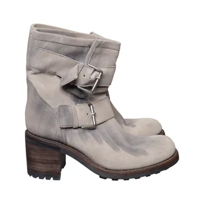 Ankle boots (Gray) from Free Lance Leather