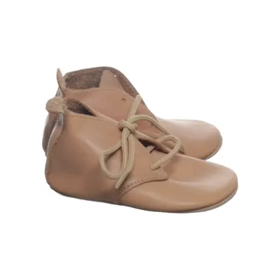 Baby booties (Beige) from Bobux Leather