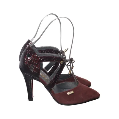 High heel sandals (Brown) from Stella Leather