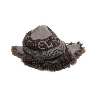 Trapper hat (Gray, Brown) from Katag Acrylic, Polyester