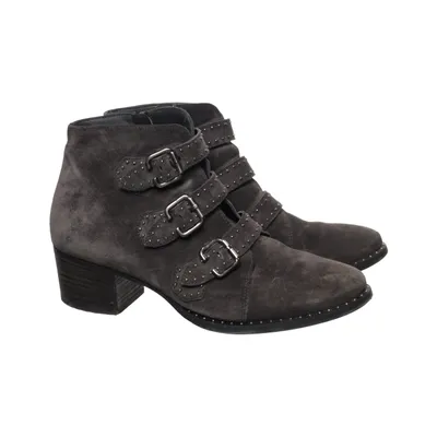 Ankle boots (Gray) from Paul Green Leather