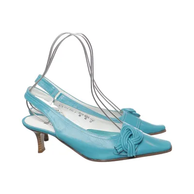 Mules (Turquoise) from K+S Shoes Leather