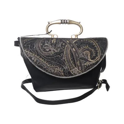 Shoulder-bag (Black, Gold) from Zanon & Zago