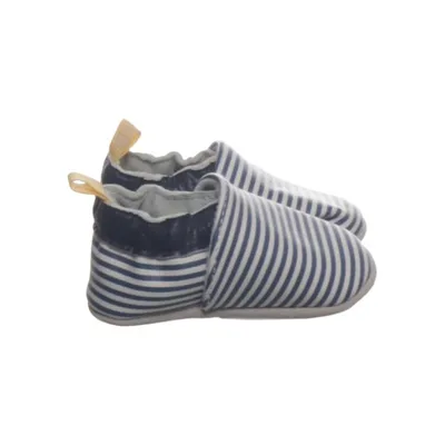 Chaussons pour bébé (Bleu, Blanc) de Obaïbi Cuir
