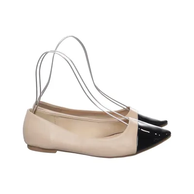 Ballet flats (Beige, Black) from Simply Be Faux leather