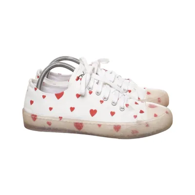 Chaussures en toile (Blanc, Rouge, Multicolore) de Love Moschino Coton, Polyuréthane