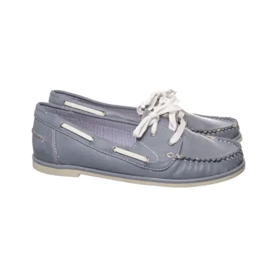 Chaussures de bateau (Bleu) de Marco Tozzi Cuir