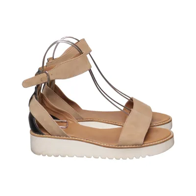 Sandalen (Beige) van Melvin & Hamilton Leer