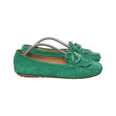 Loafers (Grön) från Notre-V Skinn, Mocka