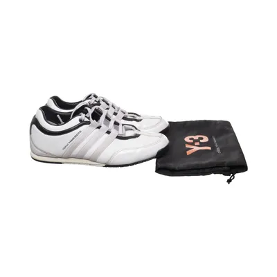 Sneakers (White, Black) from Y-3 Yohji Yamamoto x Adidas Leather