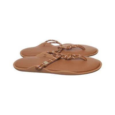 Flip Flops (Braun) von Flower Leder