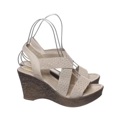Kilehælssko (Beige) fra Marco Tozzi