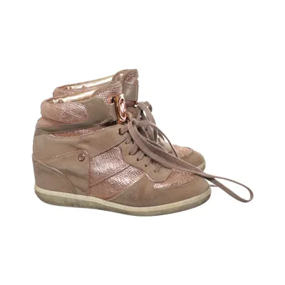 Sneakers (Brun, Guldfärgad) från Michael Kors Skinn
