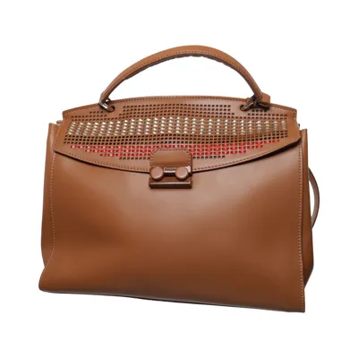 Shoulder-bag (Brown) from Pollini