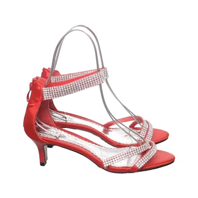 Sandaletten (Rood, Zilver) van Super Mode