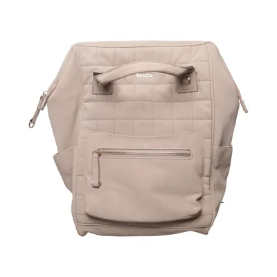 Backpack (Beige) from Boscha Polyester, Polyurethane