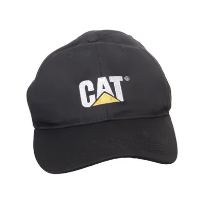 Baseball cap (Black) from Caterpillar Cotton, Polyester