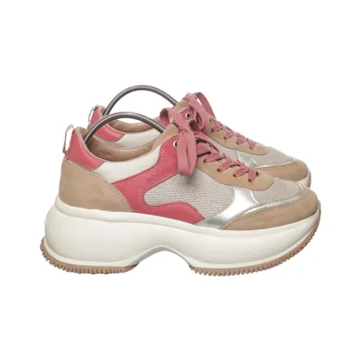 Baskets (Beige, Rose, Argent) de Hogan Cuir