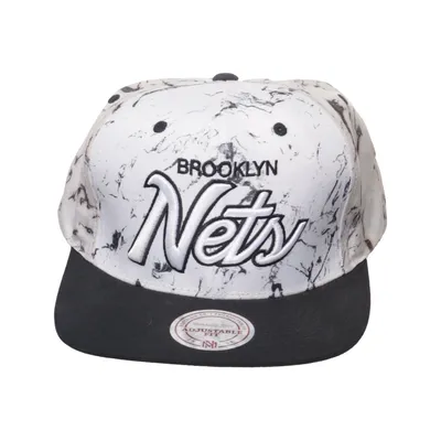 Baseballkasket (Hvid, Sort) fra Mitchell & Ness Polyester, Uld