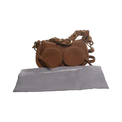 Axelremsväska (Noelle Chain Cozy Leather) från Les Visionnaires Skinn, Återvunnen polyester