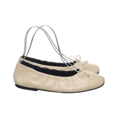 Ballet flats (Beige) from Massimo Dutti Leather