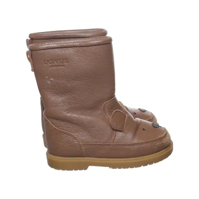 Boots (Braun) von Donsje Leder, Wolle