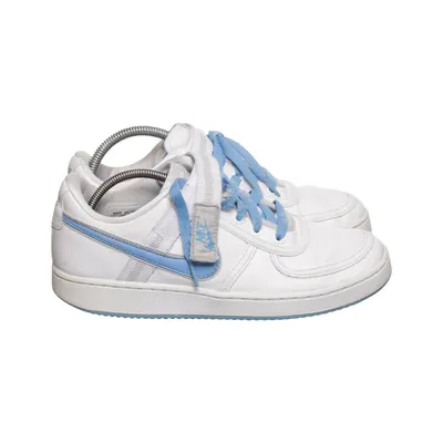 Sneakers (White, Blue) from Nike Leather