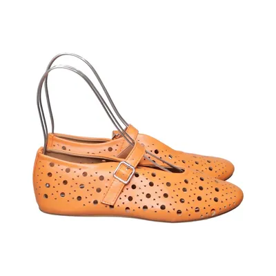 Ballet flats (Orange) from Lala Leather