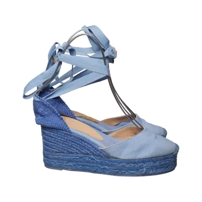 Chaussure compensées (Bleu) de Castañer