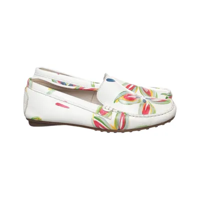 Mocassins (Wit, Meerkleurig) van Revival Leer