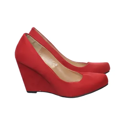 Chaussure compensées (Rouge) de Görtz Cuir