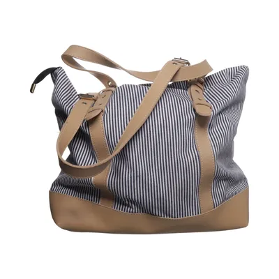 Handväska (Beige, Blå, Vit)