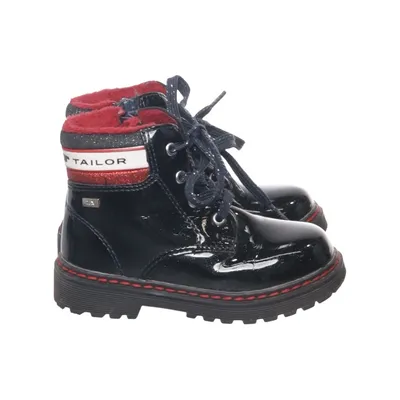 Bottes à lacets (Noir) de Tom Tailor Cuir
