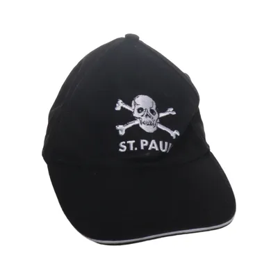 Honkbalpet (Zwart) van St.Pauli Katoen