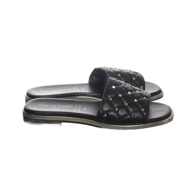 Mules (Noir) de Phillip Hardy Cuir