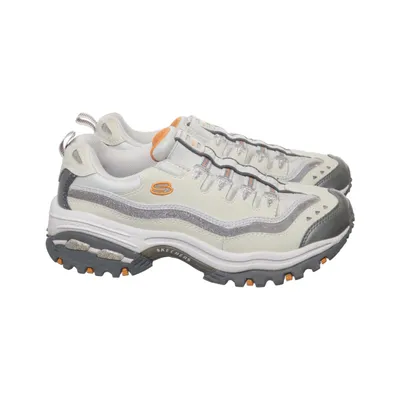 Trainingsschoenen (Grijs, Beige, Oranje) van Skechers Sport Leer