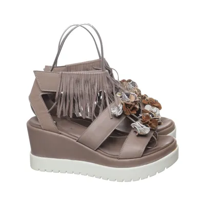 Kilehælssko (Beige) fra Maca Kitzbühel Læder